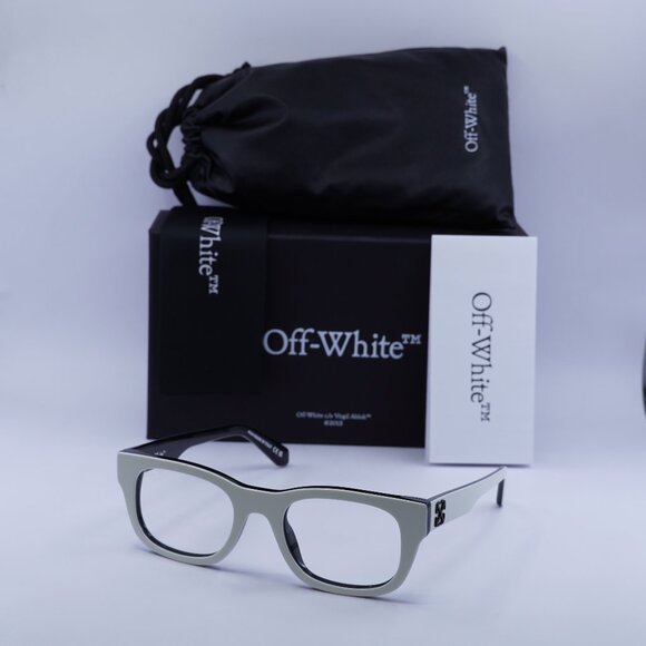 Final Price! Off-White OERJ07N STYLE 7N 0100 Eyeglasses - Picture 1 of 9